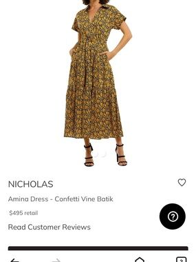 NWOT Nicholas Dress